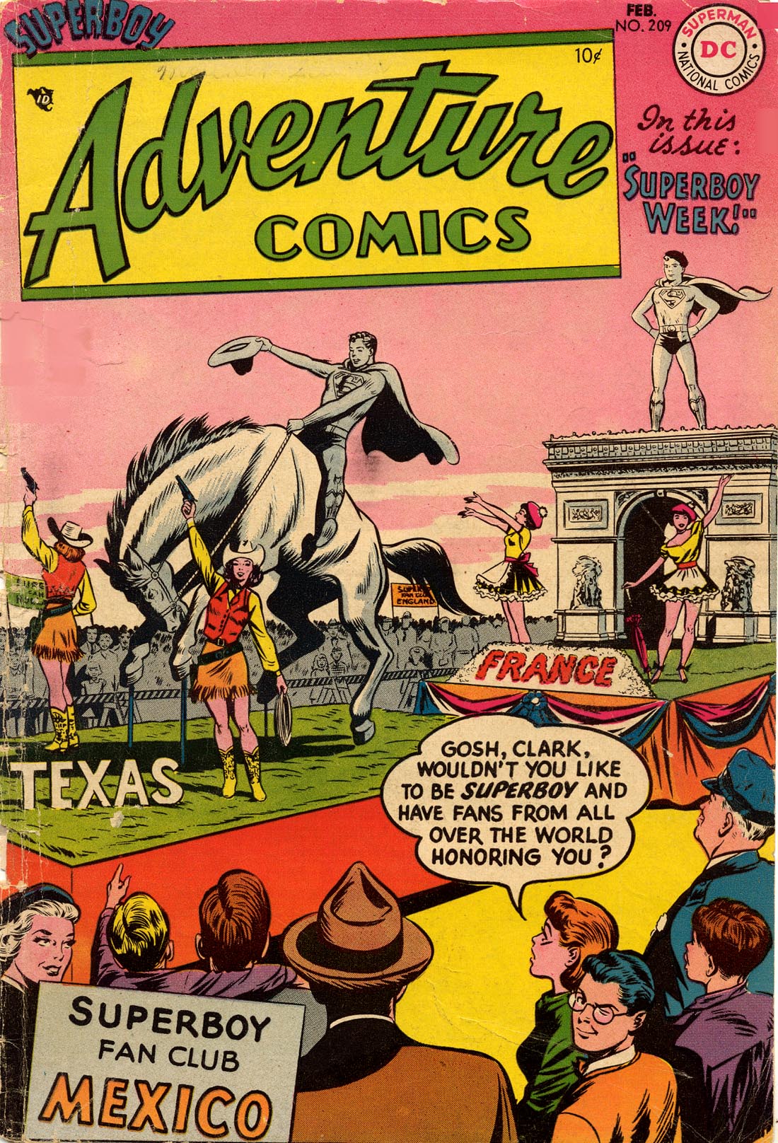 Adventure Comics #209 cover