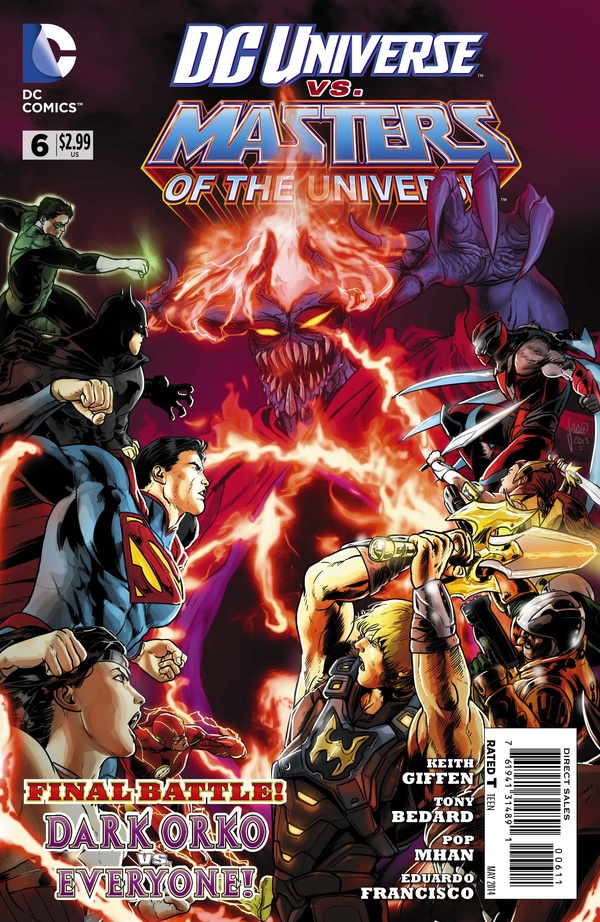 DC Universe vs. Masters of the Universe #6 cover