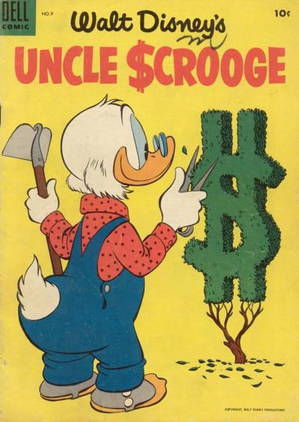 Walt Disney's Uncle Scrooge #9 cover