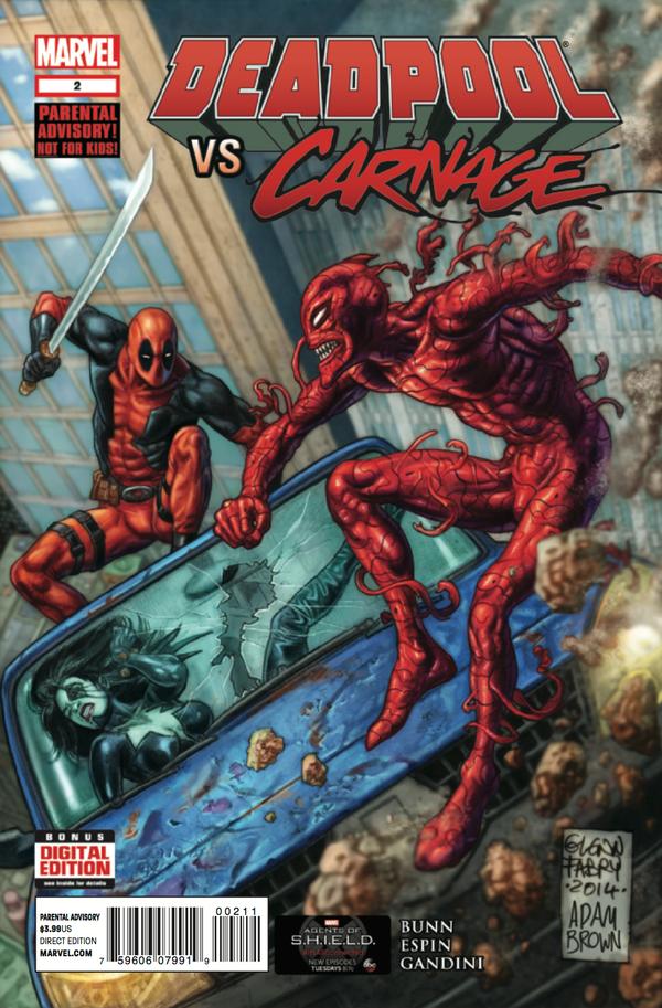 Deadpool vs. Carnage #2 cover