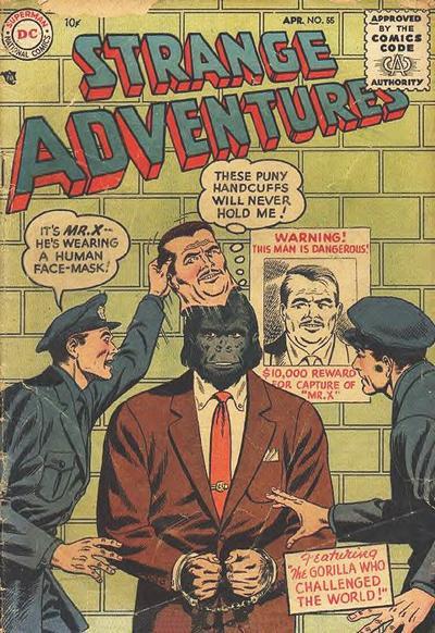 Strange Adventures #55 cover