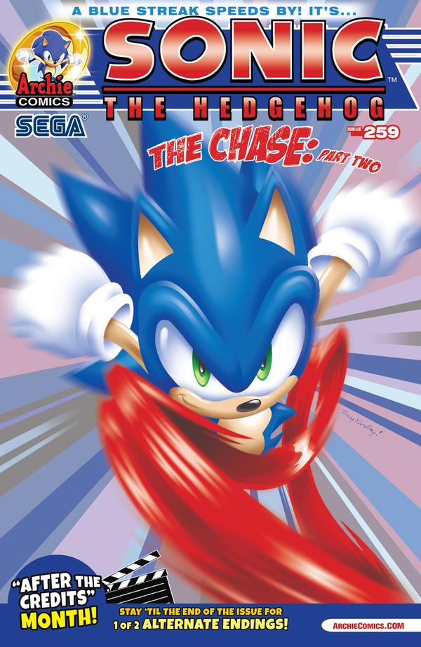Sonic the Hedgehog #259 cover