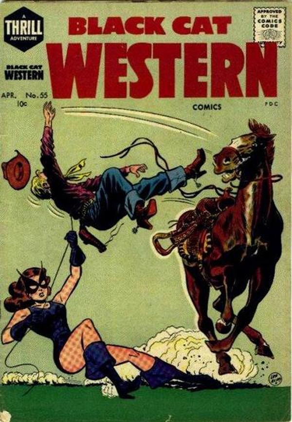 Black Cat Comics #55 cover