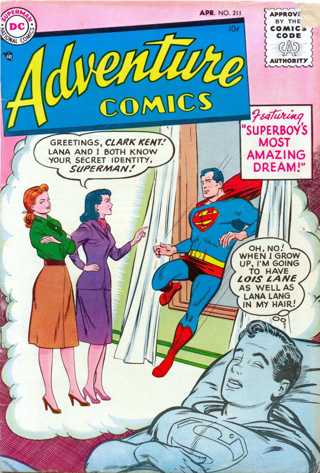 Adventure Comics #211 cover