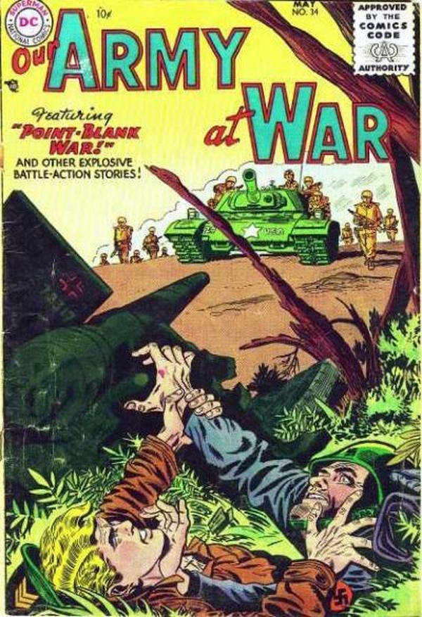 Our Army at War #34 cover