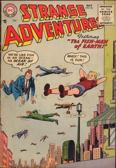 Strange Adventures #56 cover