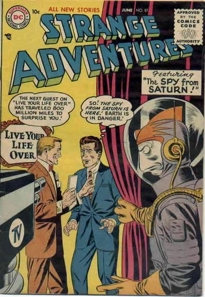 Strange Adventures #57 cover