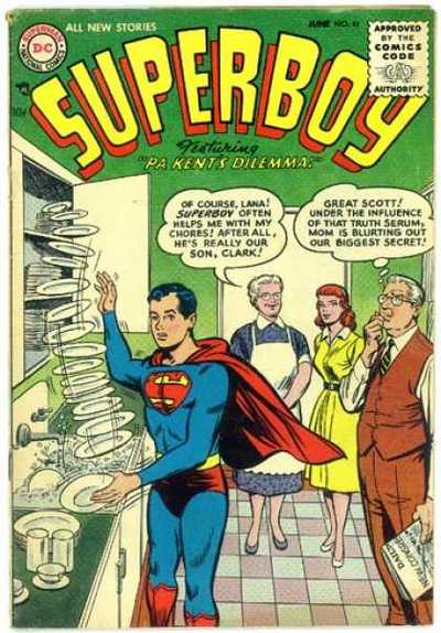 Superboy #41 cover