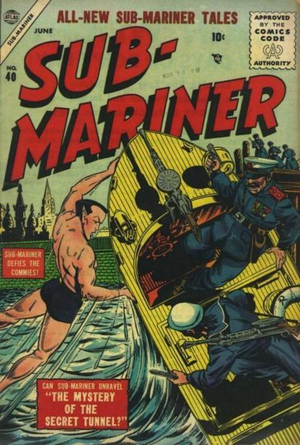 Sub-Mariner #40 cover
