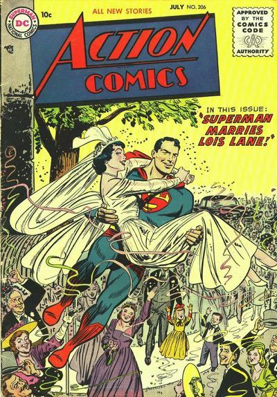 Action Comics #206 cover
