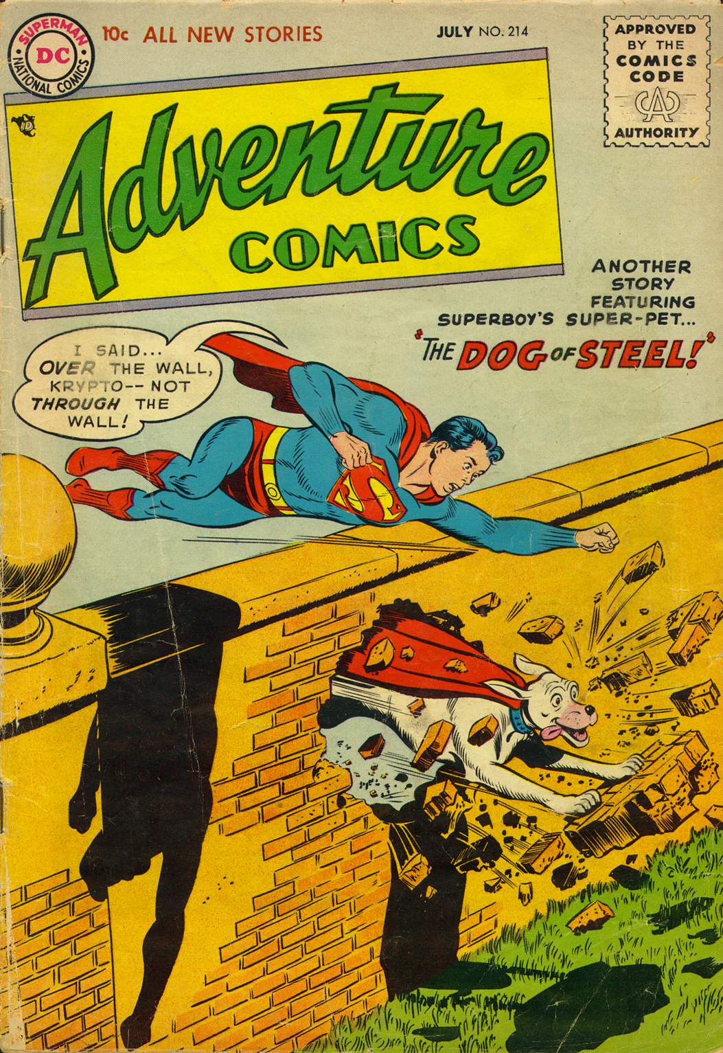 Adventure Comics #214 cover