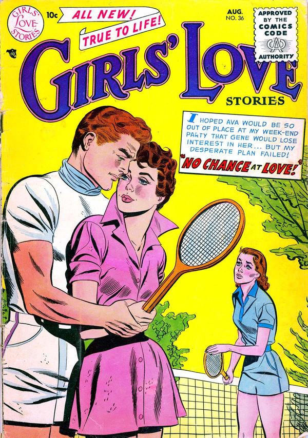 Girls' Love Stories #36 cover