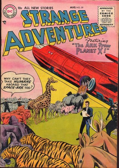 Strange Adventures #59 cover