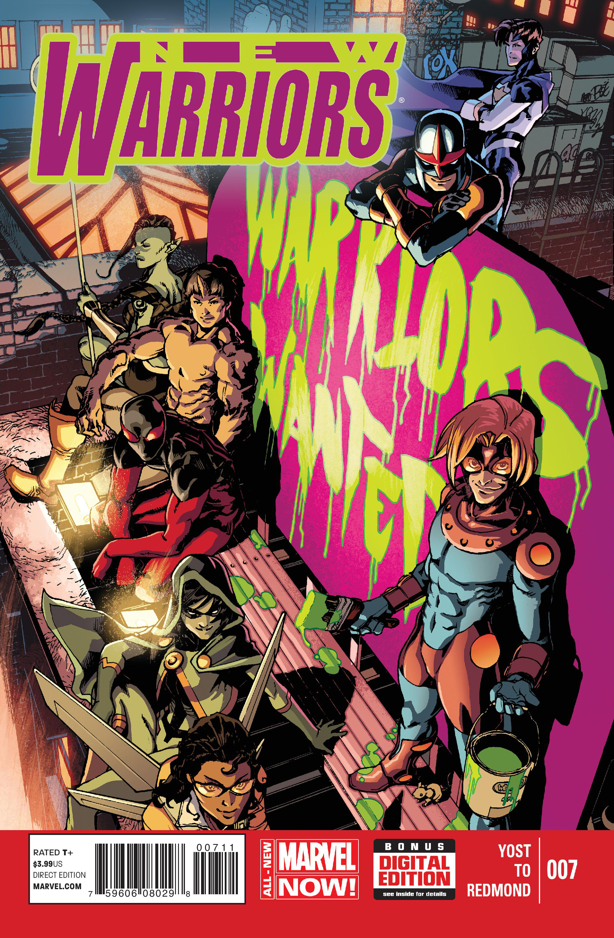 New Warriors #7 cover