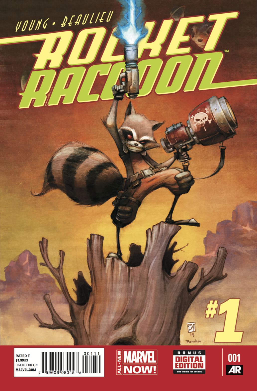 Rocket Raccoon #1 cover