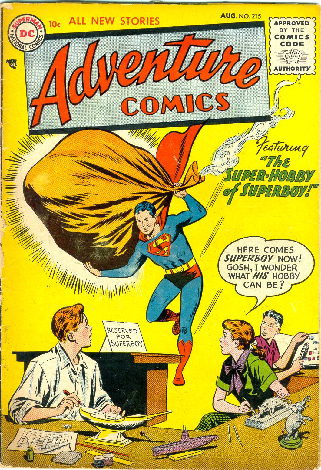 Adventure Comics #215 cover