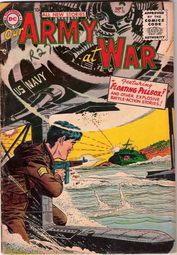 Our Army at War #38 cover