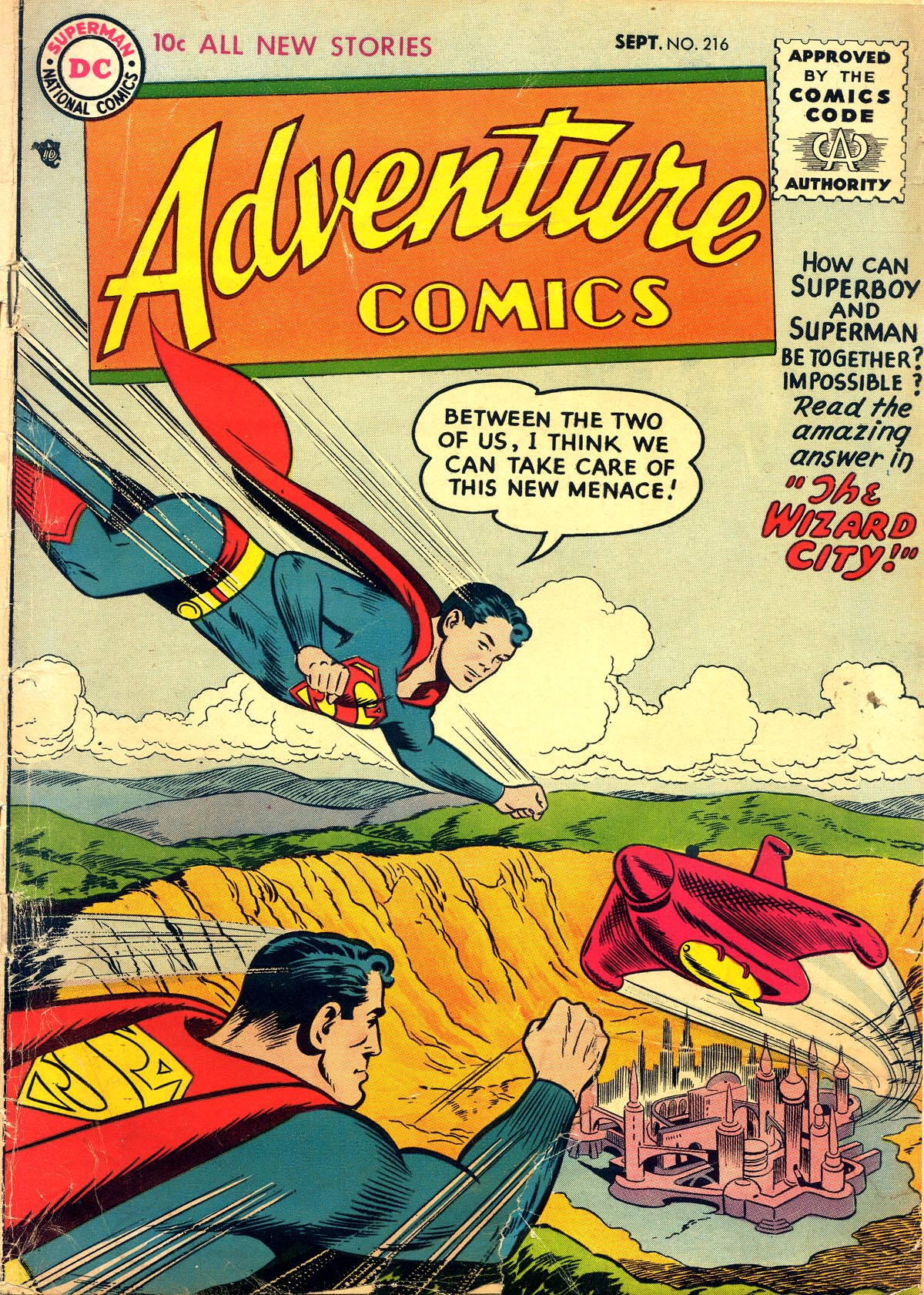 Adventure Comics #216 cover