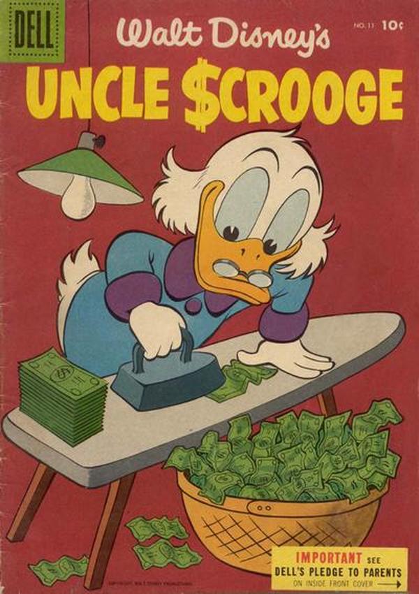 Walt Disney's Uncle Scrooge #11 cover