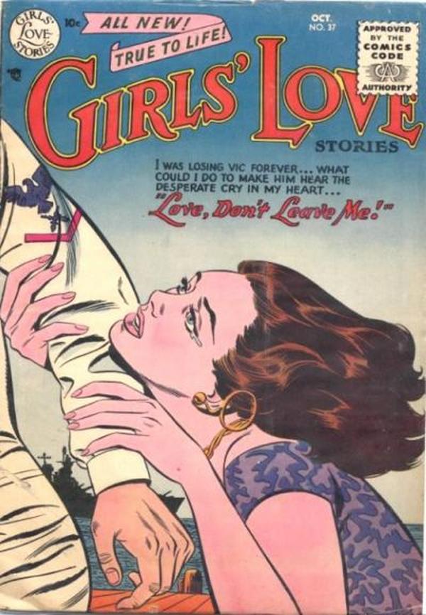 Girls' Love Stories #37 cover