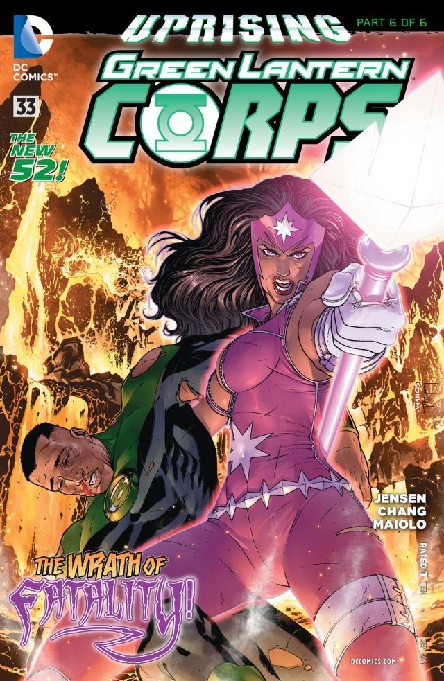 Green Lantern Corps #33 cover