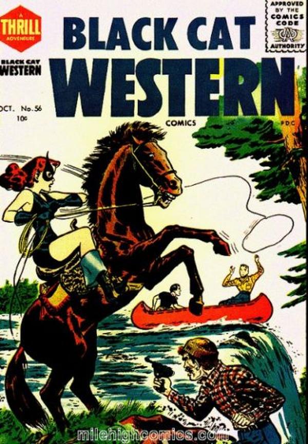 Black Cat Comics #56 cover