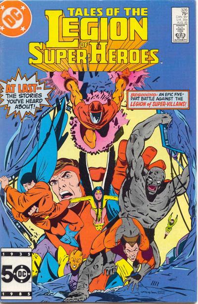 Tales of the Legion of Super-Heroes #326 cover