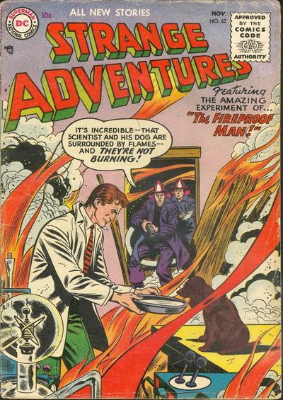 Strange Adventures #62 cover