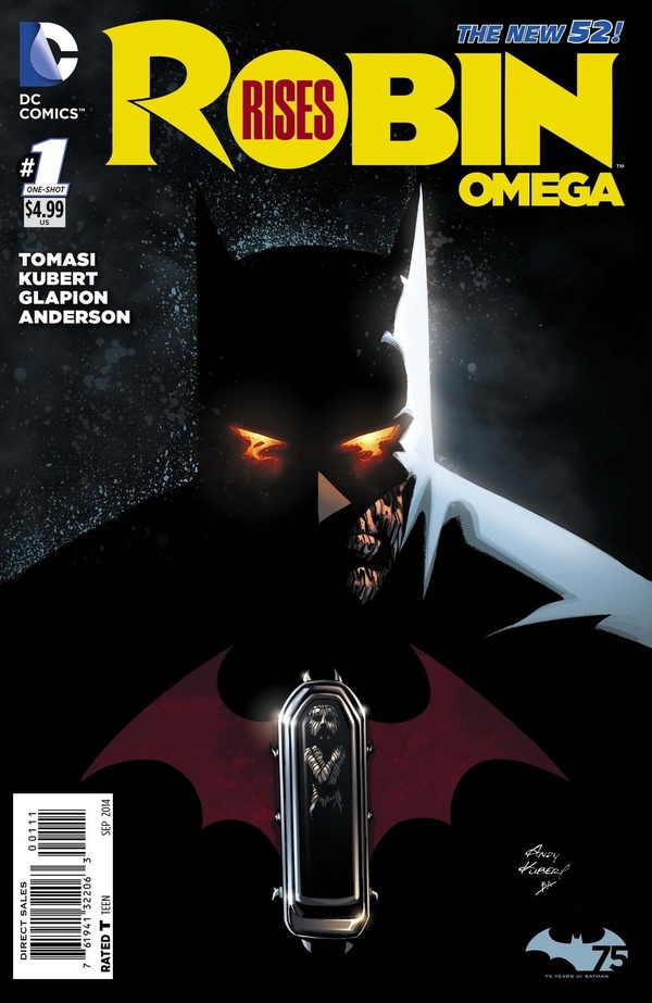 Robin Rises: Omega #1 cover