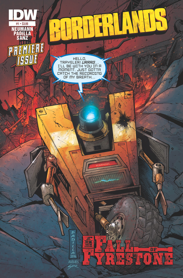 Borderlands: The Fall of Fyrestone #1 cover