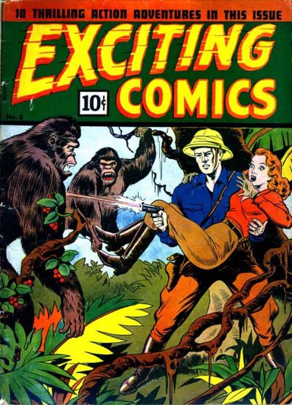 Exciting Comics #2 (8) cover