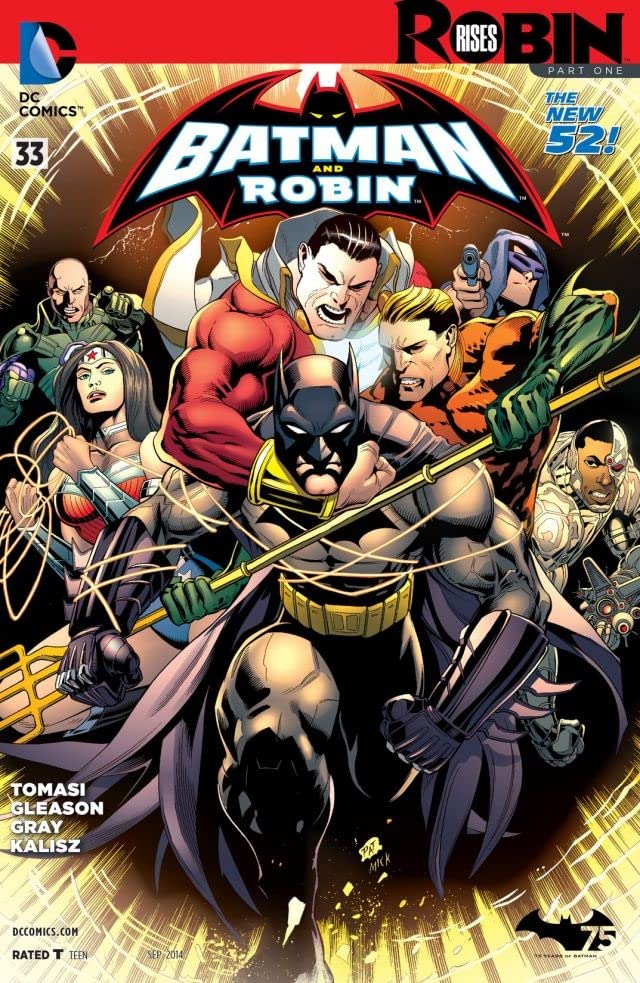 Batman and Robin #33 cover
