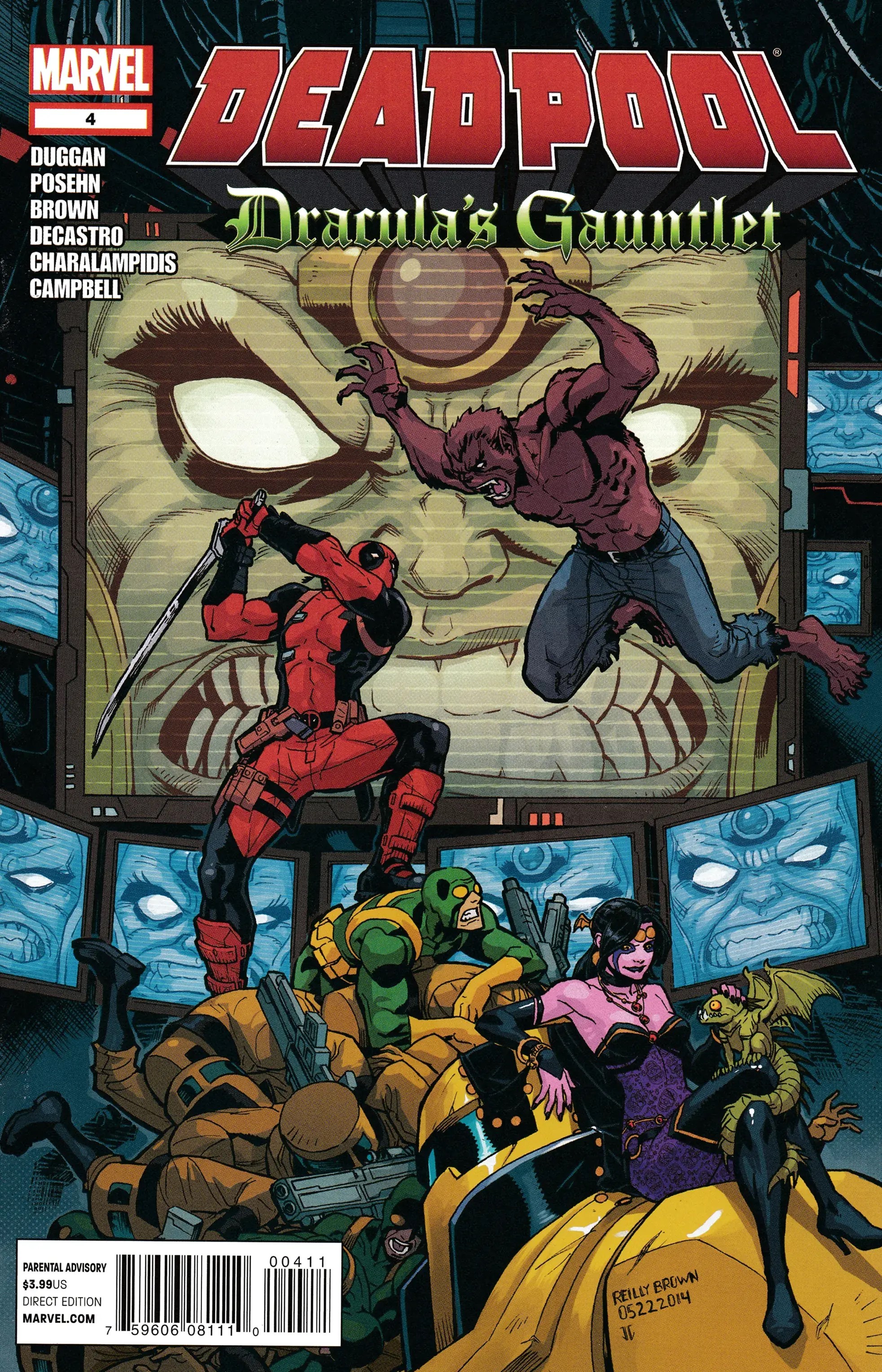 Deadpool: Dracula's Gauntlet #4 cover