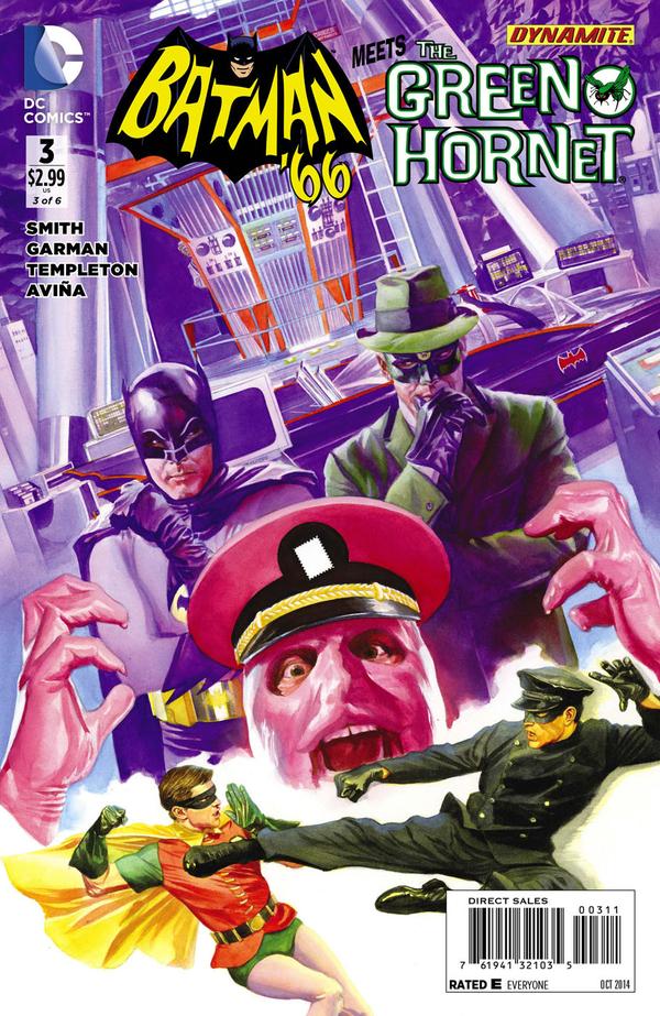 Batman '66 Meets the Green Hornet #3 cover