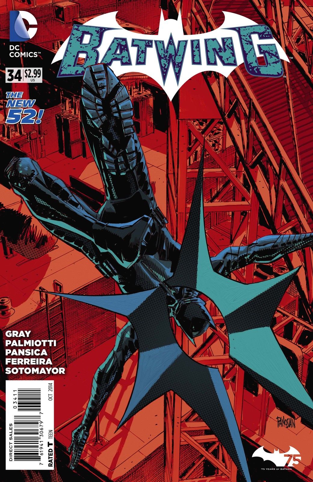 Batwing #34 cover