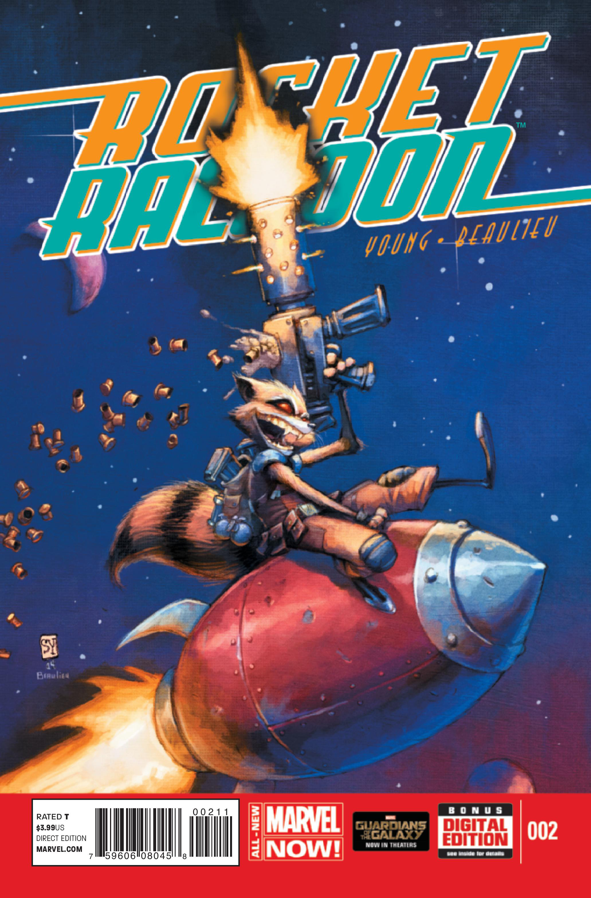 Rocket Raccoon #2 cover