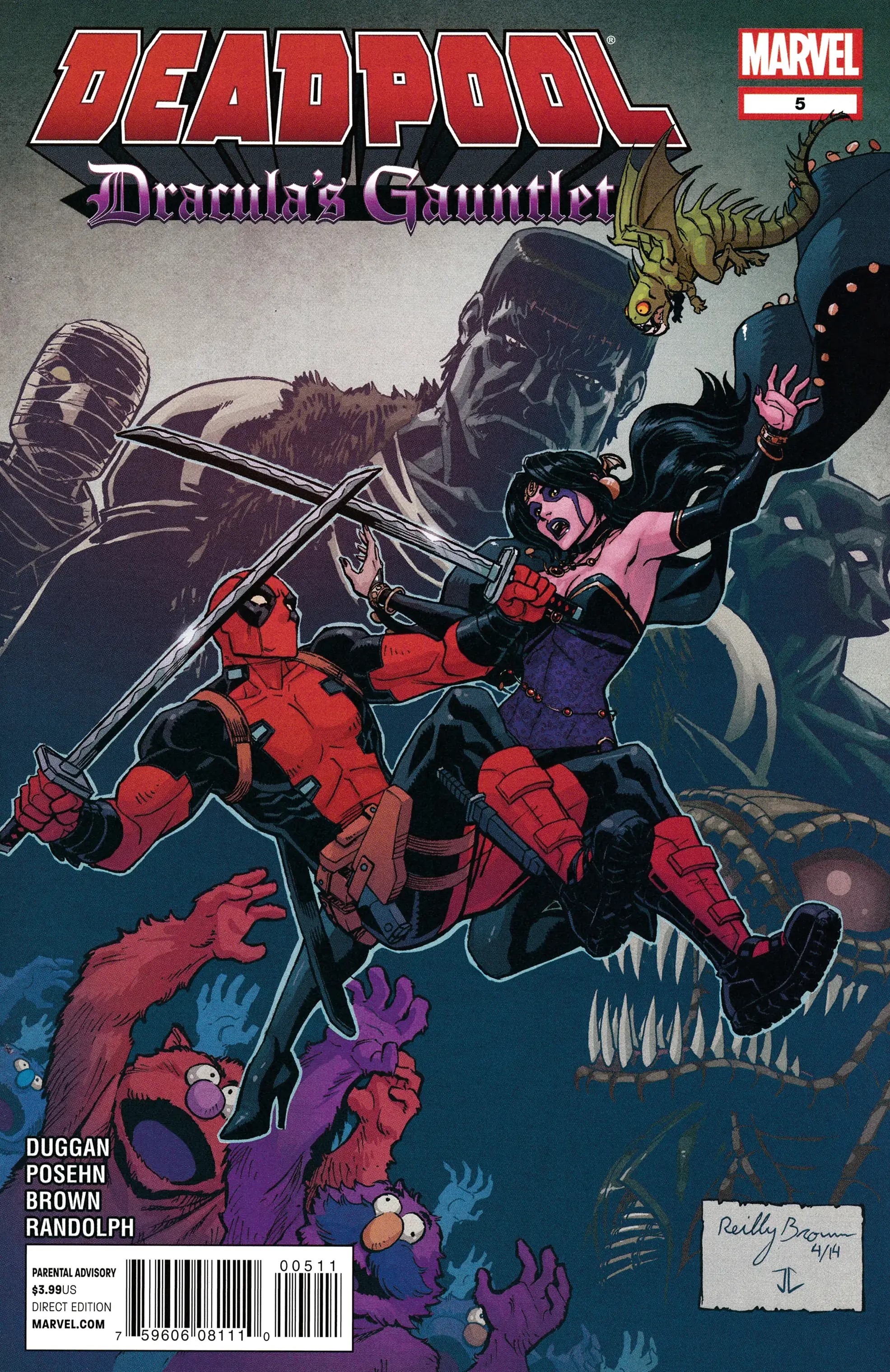 Deadpool: Dracula's Gauntlet #5 cover