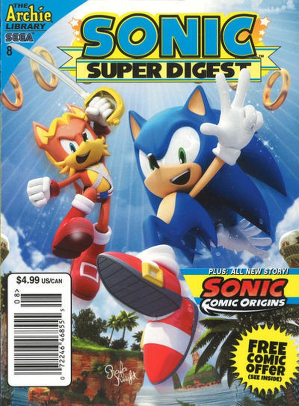 Sonic Super Digest #8 cover