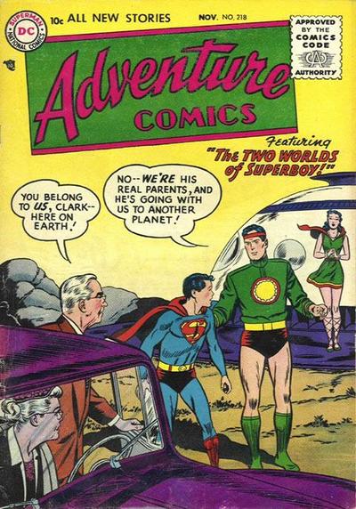 Adventure Comics #218 cover