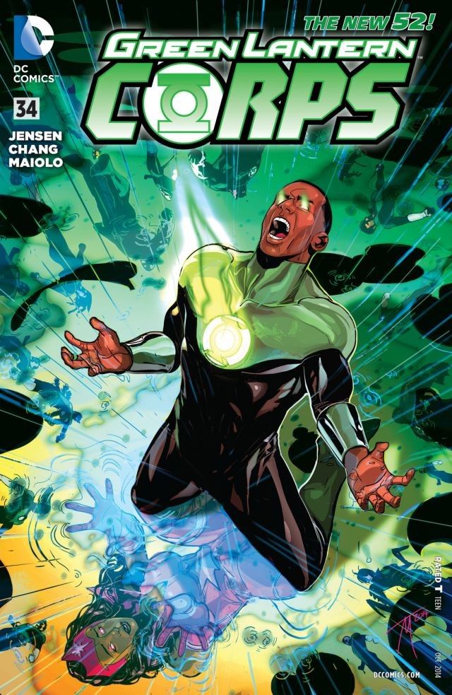 Green Lantern Corps #34 cover