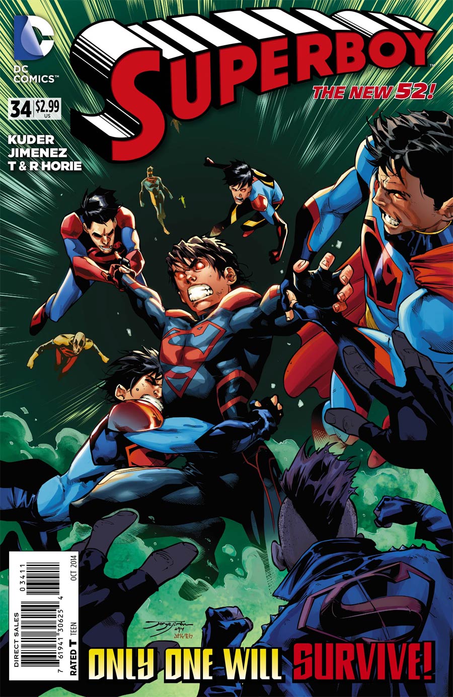 Superboy #34 cover
