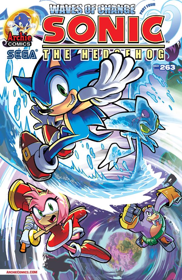 Sonic the Hedgehog #263 cover