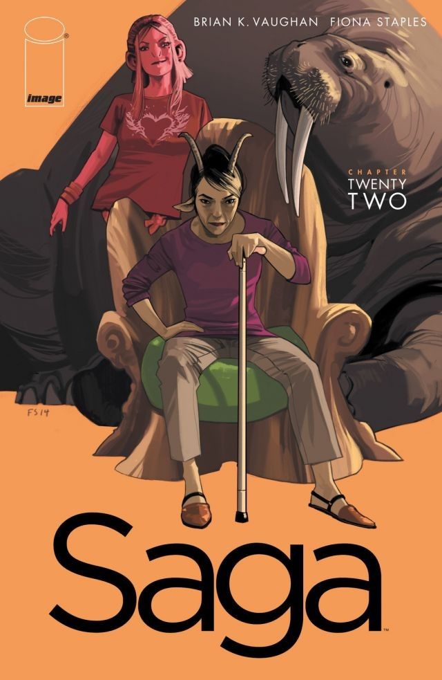 Saga #22 cover