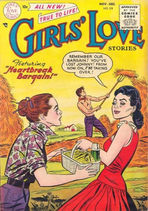 Girls' Love Stories #38 cover