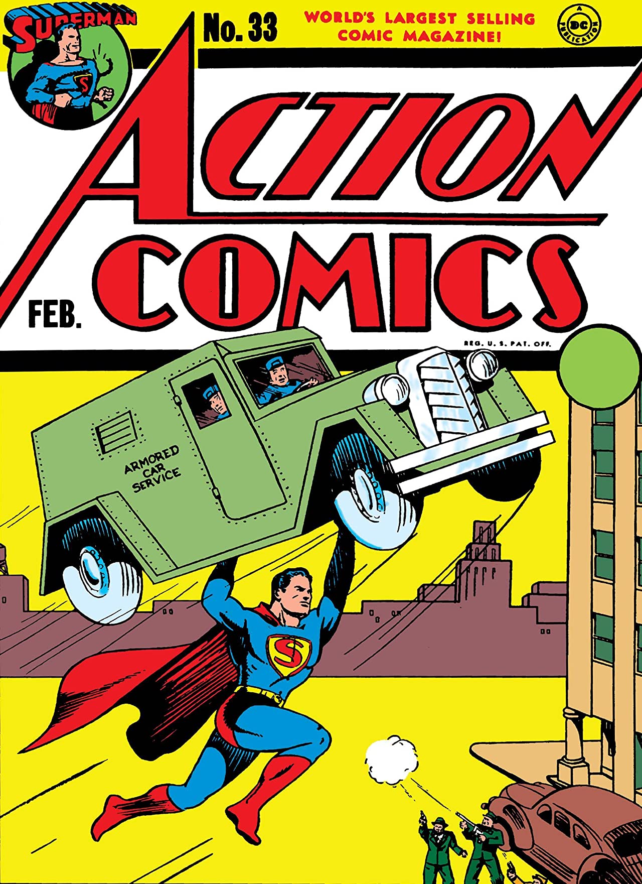 Action Comics #33 cover