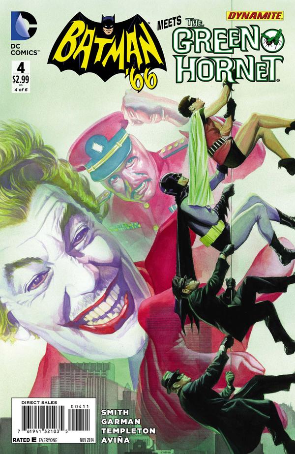 Batman '66 Meets the Green Hornet #4 cover