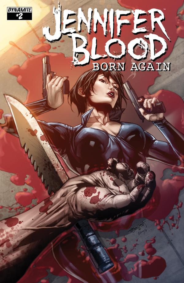 Jennifer Blood: Born Again #2 cover