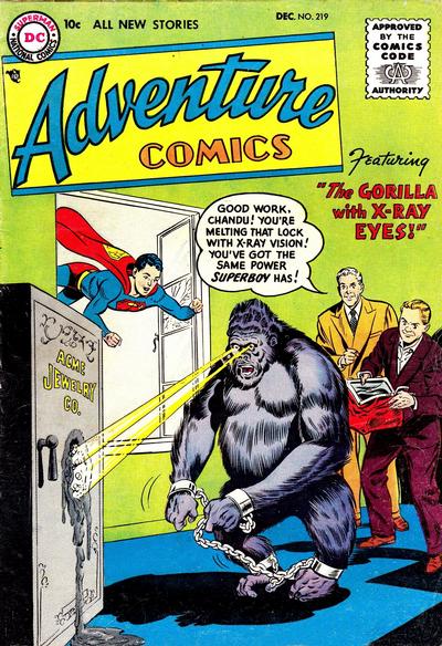 Adventure Comics #219 cover