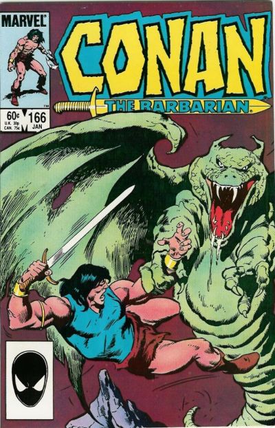 Conan the Barbarian #166 cover