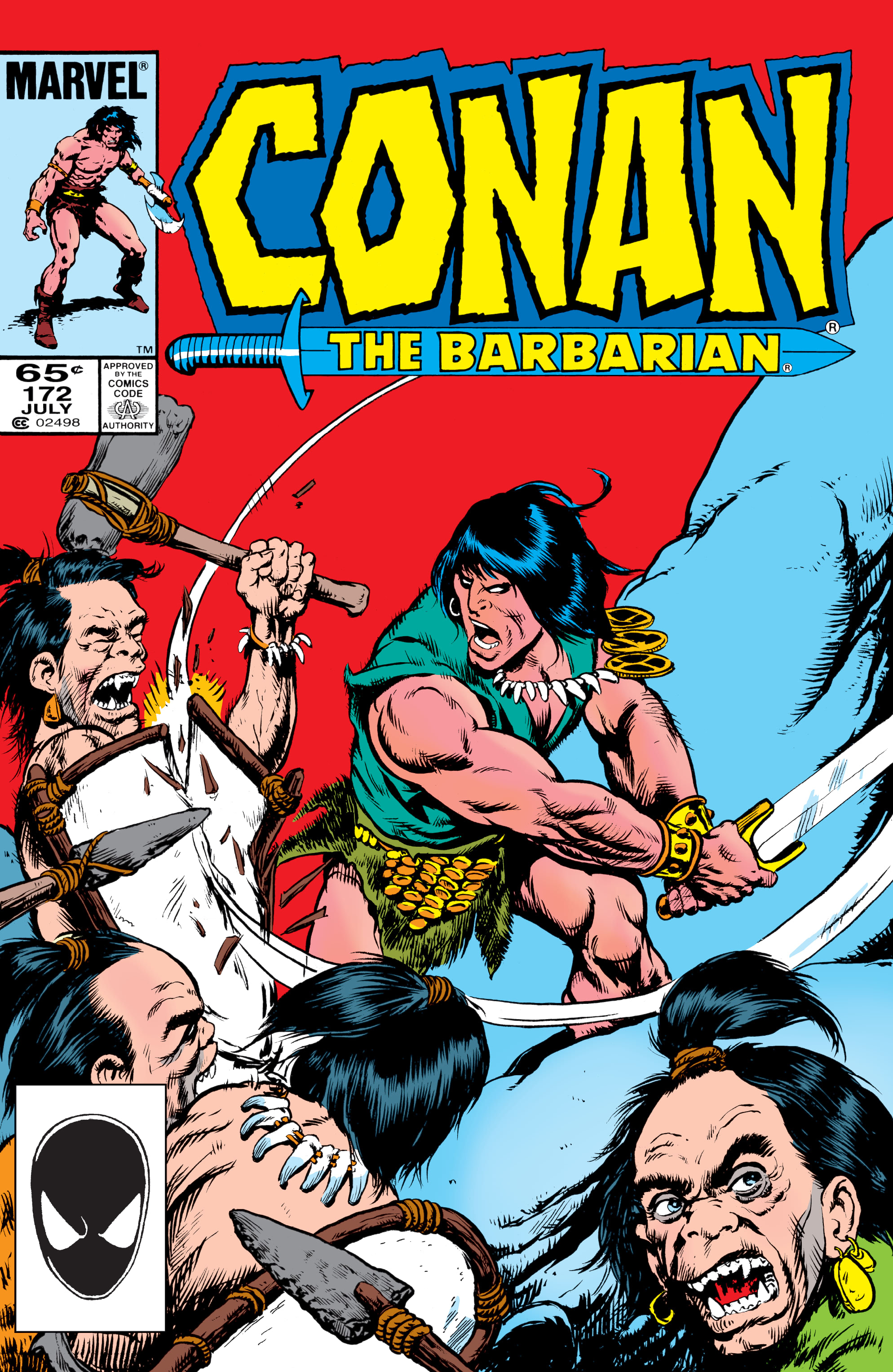 Conan the Barbarian #172 cover